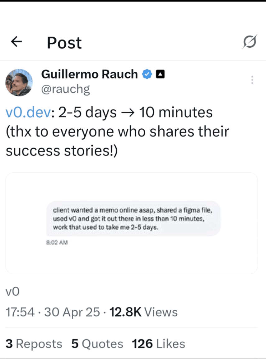 Photo of the original tweet